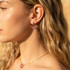 Amethyst Butterfly Earrings by Lupaire