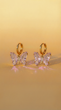 Amethyst Butterfly Earrings by Lupaire