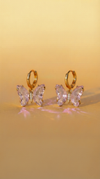 Amethyst Butterfly Earrings by Lupaire