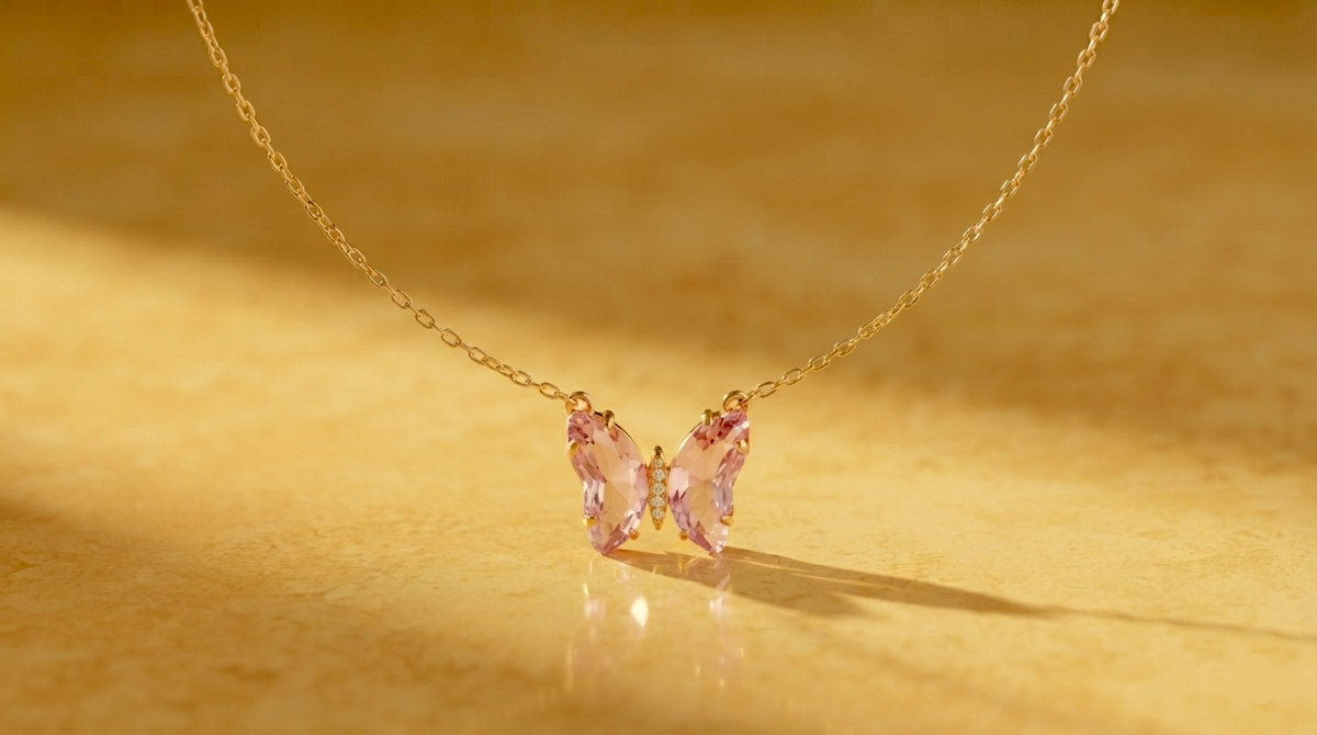 Amethyst Butterfly Set by Lupaire