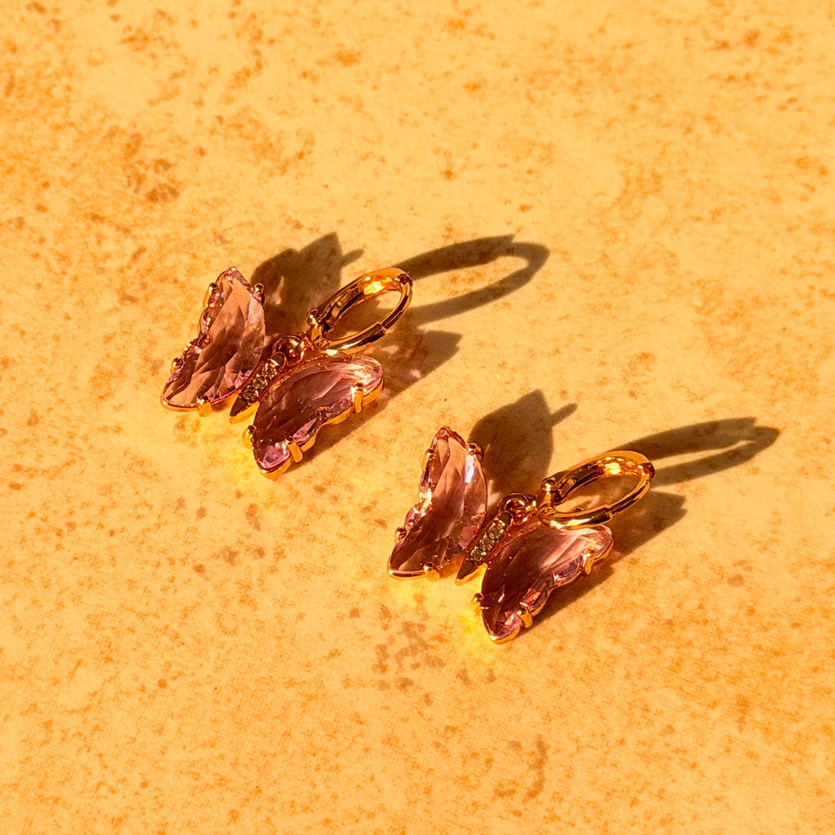 Amethyst Butterfly Earrings by Lupaire