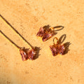 Amethyst Butterfly Set by Lupaire