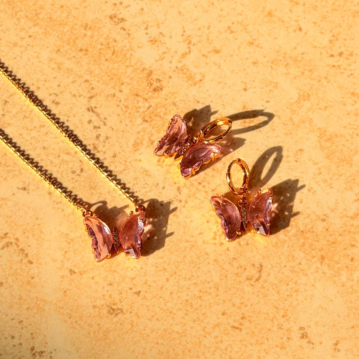 Amethyst Butterfly Set by Lupaire