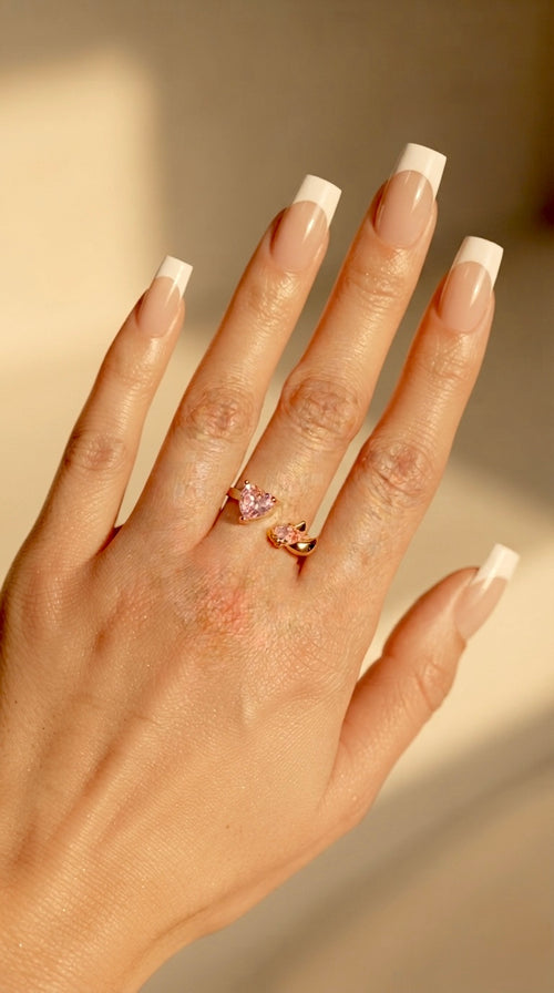 Blush Heart Ring by Lupaire