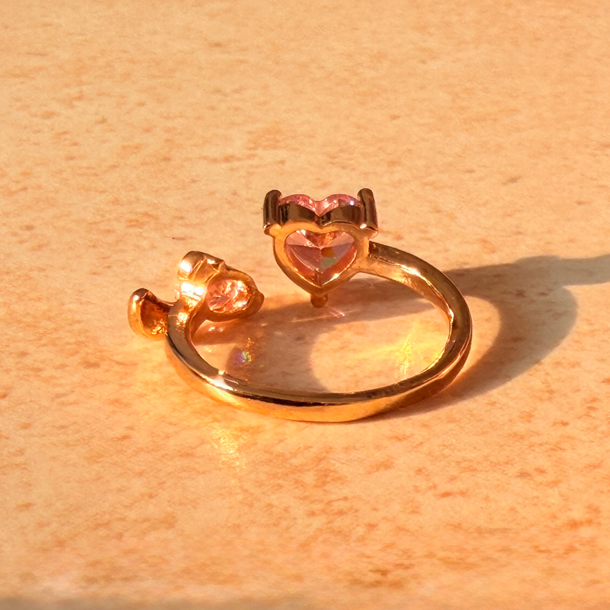 Blush Heart Ring by Lupaire