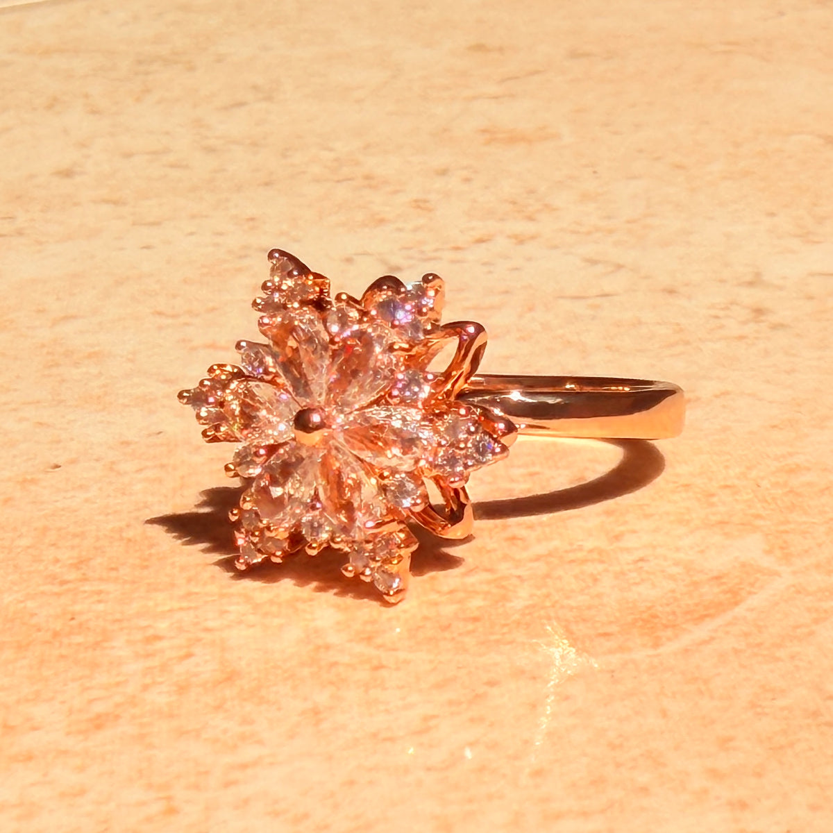 Celestial Snowflake Ring by Lupaire