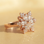 Celestial Snowflake Ring by Lupaire