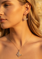 Crystal Butterfly Earrings by Lupaire