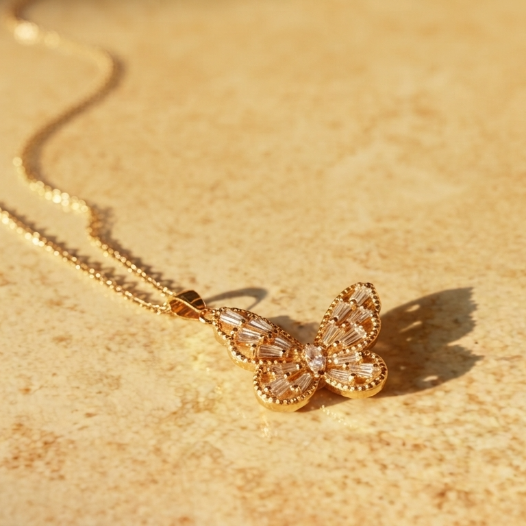 Crystal Butterfly Set by Lupaire