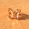 Crystal Butterfly Ring by Lupaire