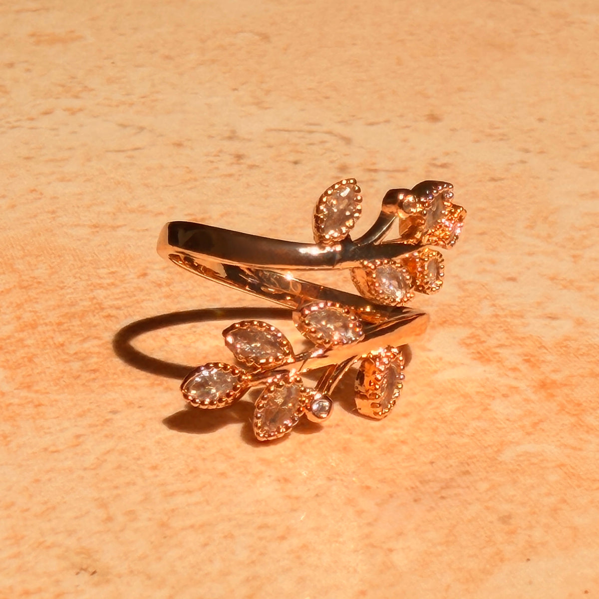 Floral Brush Ring by Lupaire