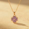 Lavender Blossom Necklace by Lupaire