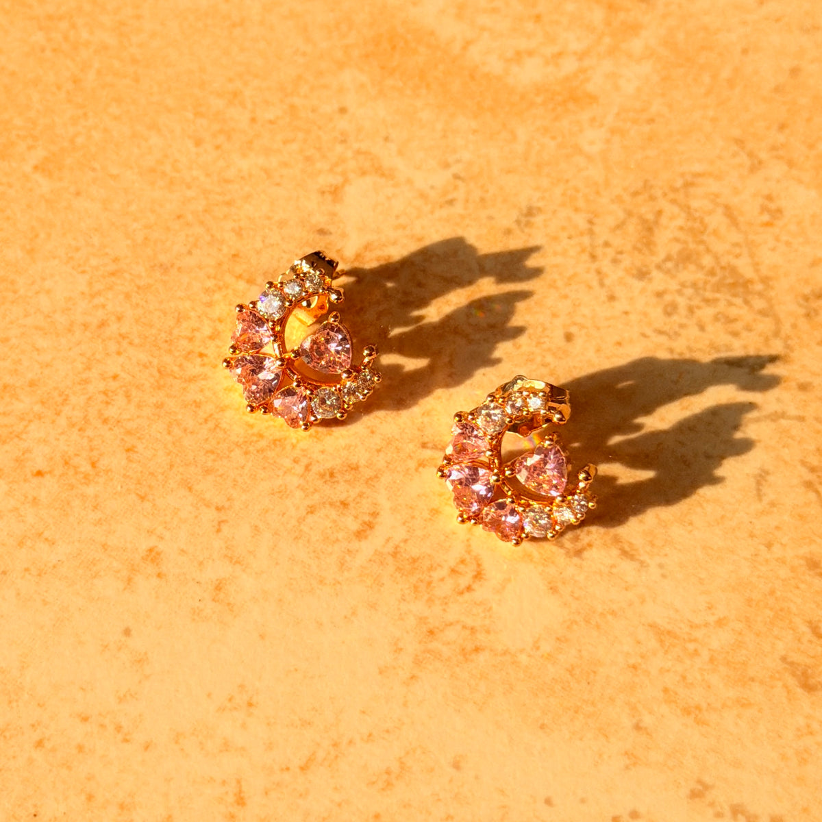 Moonlit Rose Earrings by Lupaire