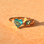 Ocean Heart Ring by Lupaire