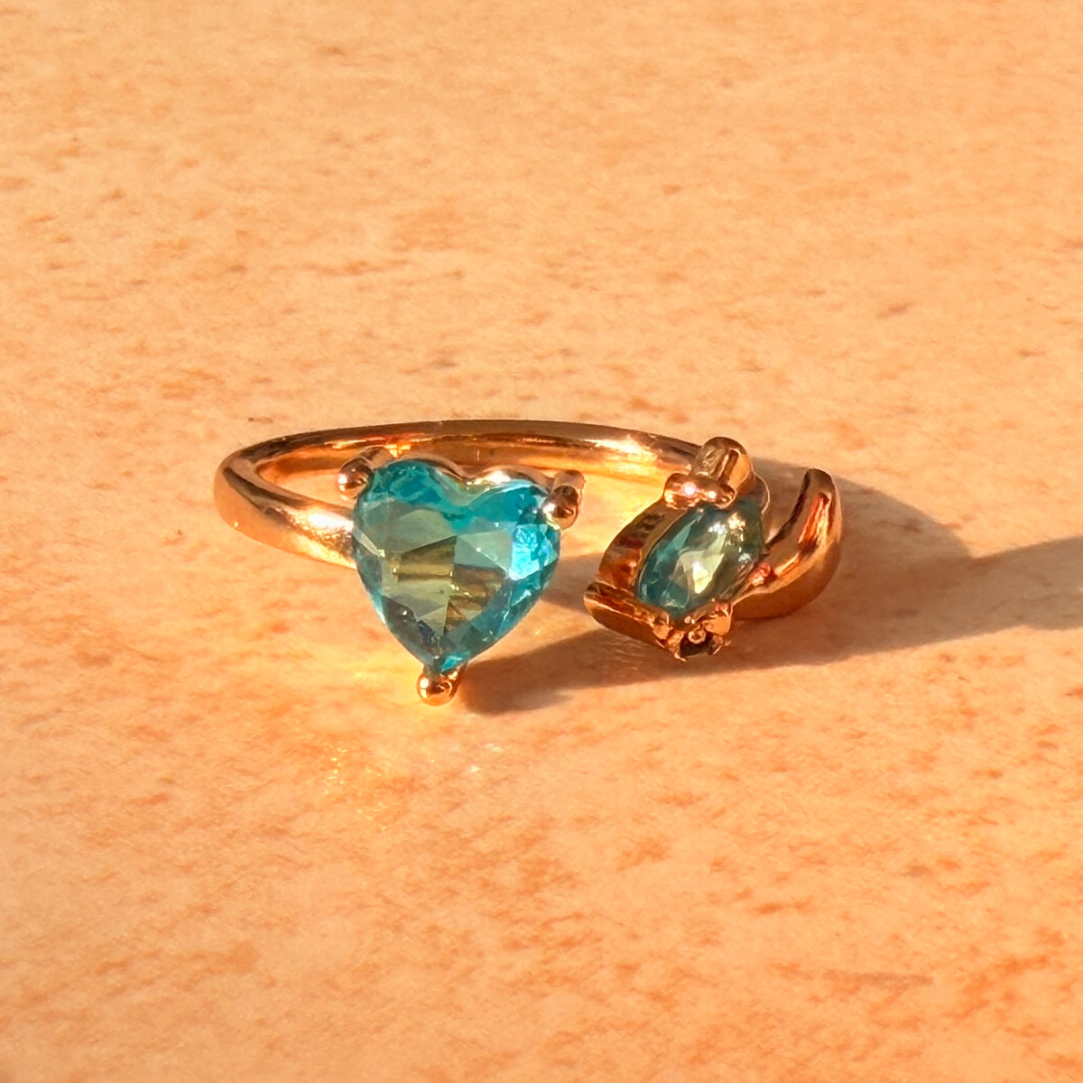 Ocean Heart Ring by Lupaire