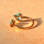 Ocean Heart Ring by Lupaire