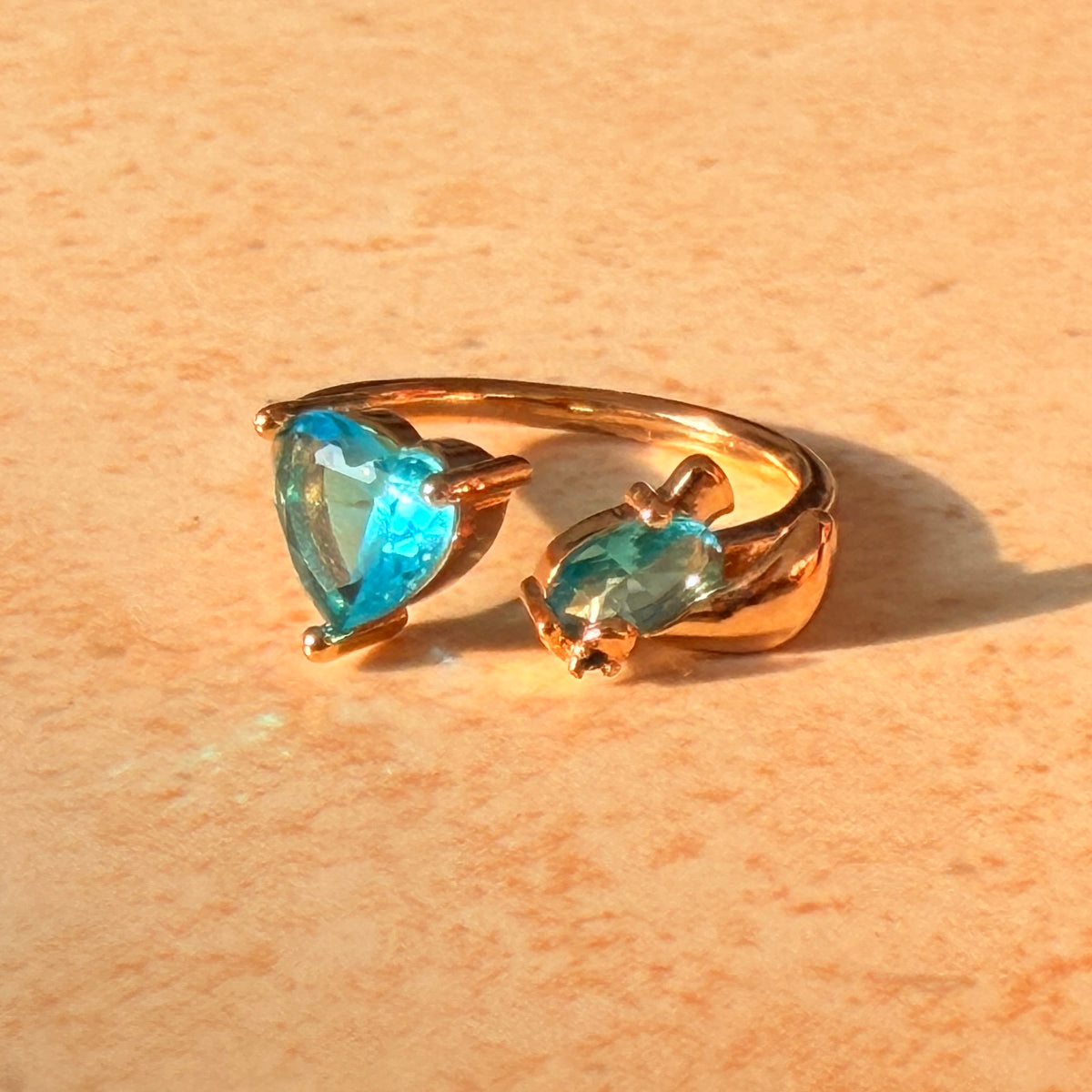 Ocean Heart Ring by Lupaire