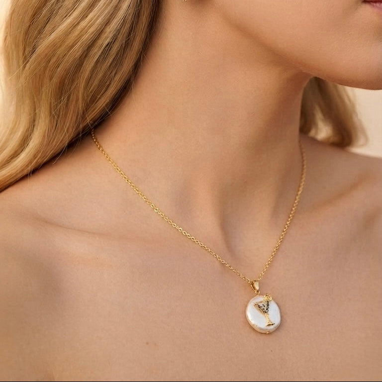 Cocktail Pearl Necklace by Lupaire
