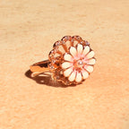 Daisy Bloom Spinner Ring by Lupaire