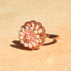 Daisy Bloom Spinner Ring by Lupaire