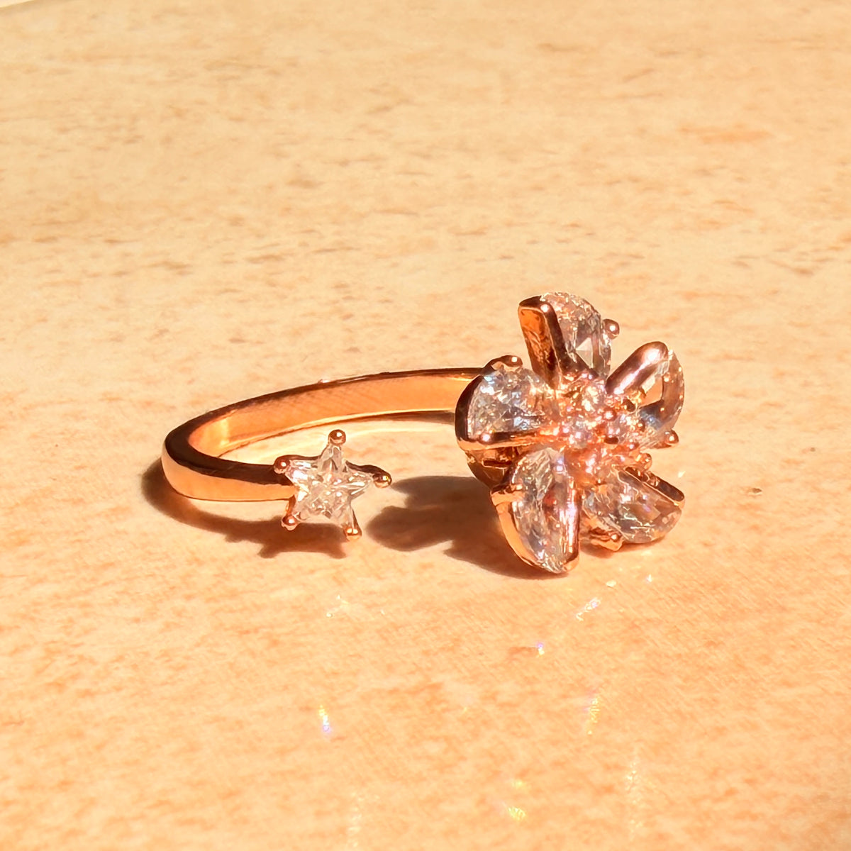 Signature Bloom Spinner Ring by Lupaire