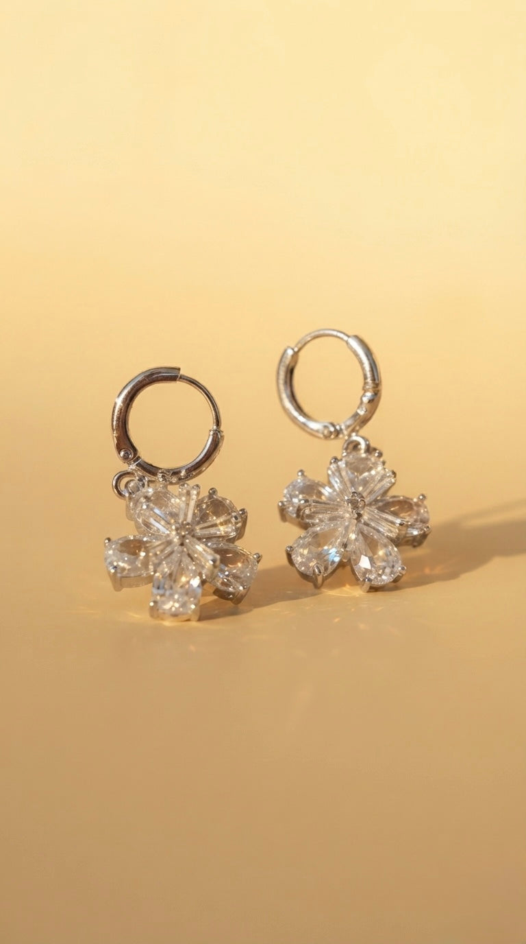Twin Blossom Earrings by Lupaire