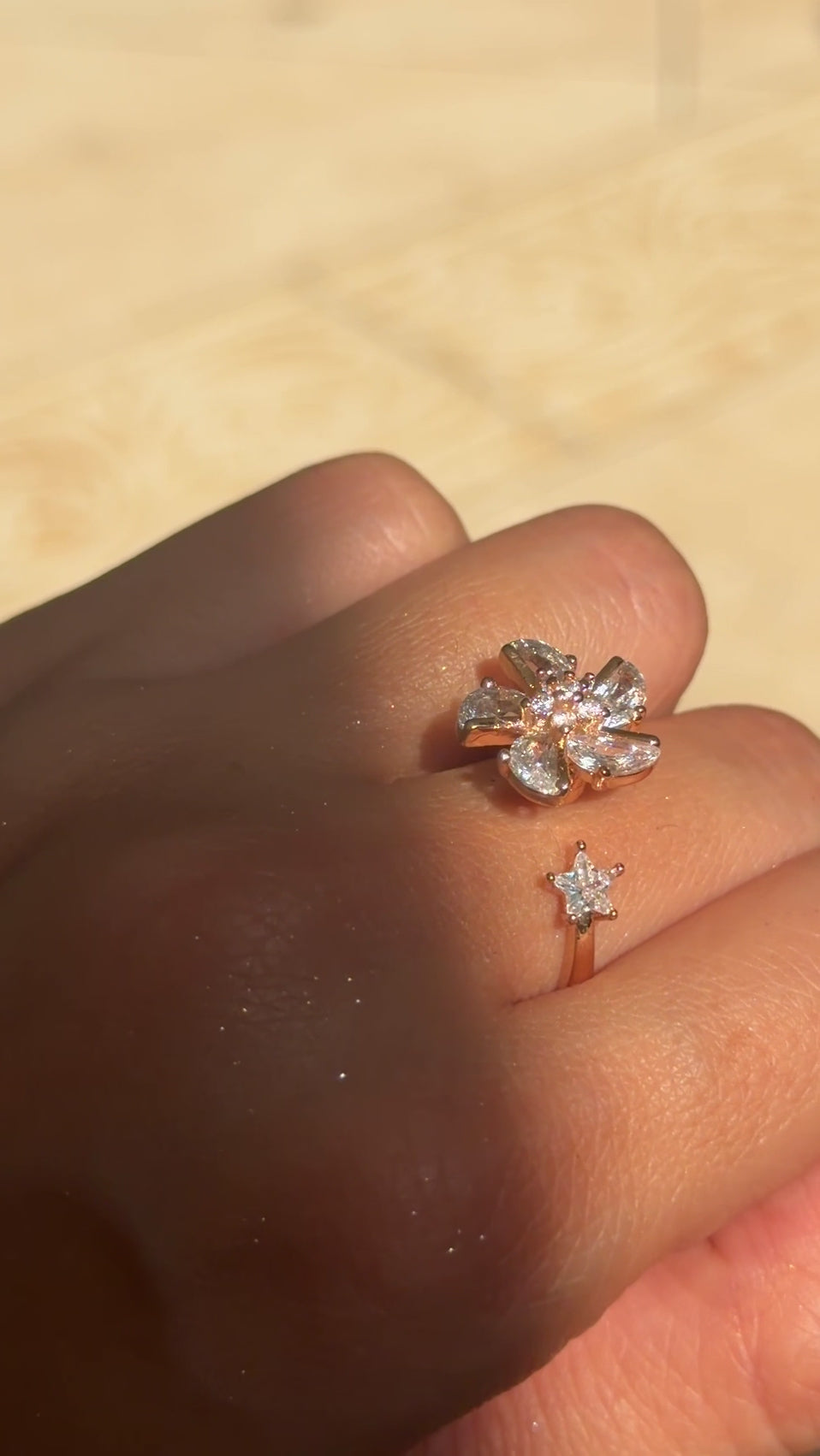 Signature Bloom Spinner Ring by Lupaire