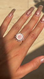 Daisy Bloom Spinner Ring by Lupaire